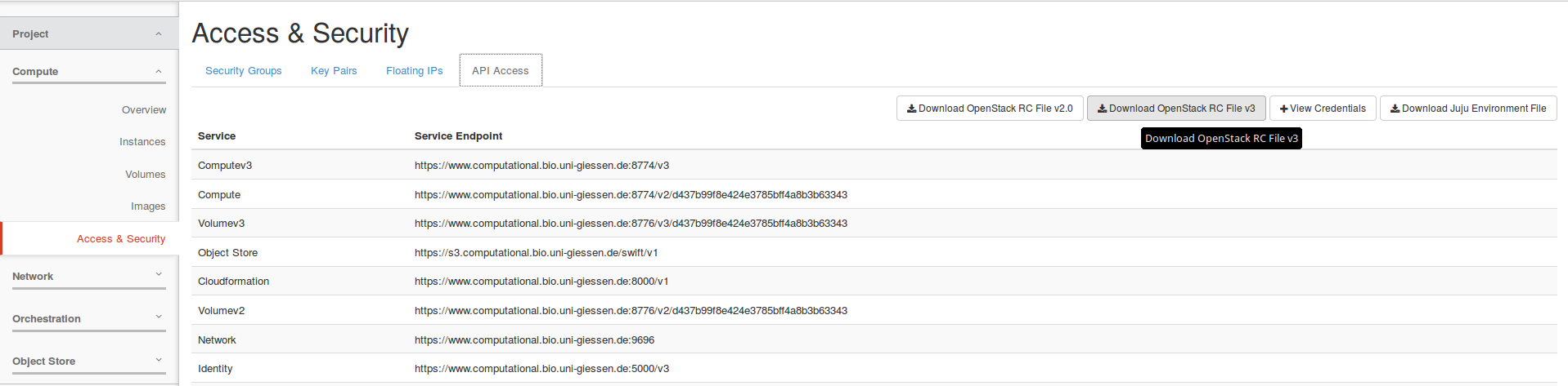 object storage 1